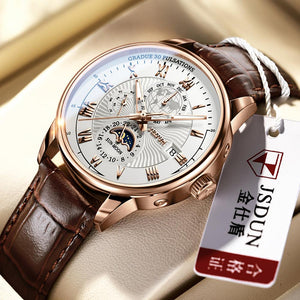 Top Brand Luxury Automatic Leather Waterproof Watch - 200033142 Find Epic Store