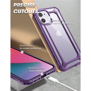 For iPhone 12 Case/12 Pro Case 6.1" (2020) UB EXO Series Premium Hybrid Protective Clear PC + TPU Bumper Case Back Cover - 380230 Find Epic Store