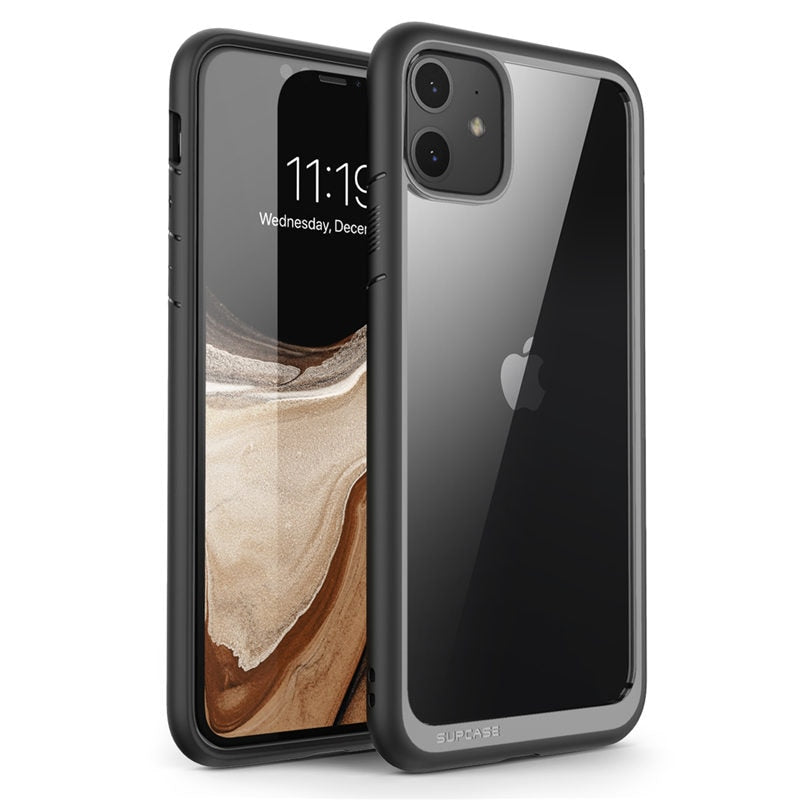 For iPhone 11 Case 6.1 inch (2019 Release) UB Style Premium Hybrid Protective Bumper Case Cover For iphone 11 6.1 inch - 380230 PC + TPU / Black / United States Find Epic Store