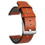 20 22mm Watch Band for Samsung Galaxy Active Genuine Leather Watchband Gear s3 Gear Sport Watch Band Strap Steel Buckle - 200000127 United States / silver orange / 18mm Find Epic Store