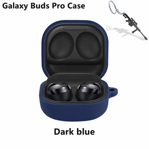 Case for Samsung Buds live/Pro Cover Shell Accessories Earphone Protector Anti-drop Shockproof Soft Silicone for Samsung Galaxy - 200001619 United States / Dark blue Pro Find Epic Store