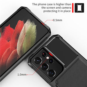 Car Magnetic PU Leather Wallet Phone Case for Samsung Galaxy Note 20 S10 S20 Ultra S9 Plus Note 10 Soft TPU Shockproof Cover - 380230 Find Epic Store