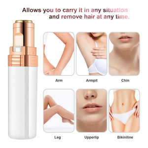 2 in 1 Electric Eyebrow Trimmer Painless Eye Brow Epilator For Female Women Hair Removal Mini Face Body Shaver Depilador New Hot - 66010102 Find Epic Store