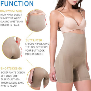 High Waist Shapewear Butt Lifter Booty Enhancer Waist Trainer Body Shaper Control Panties Tummy Slimming Underwear Fajas Shorts - 31205 Find Epic Store