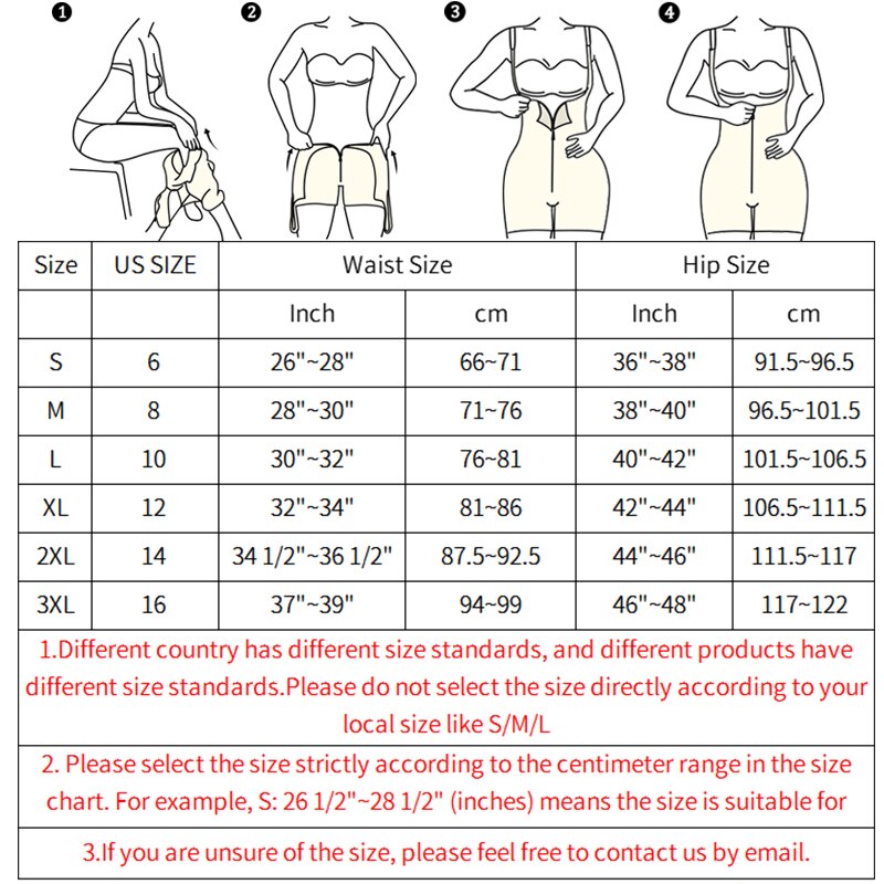 Full Body Shaper Waist Trainer Bodysuit Shapewear Women Abdomen Shapers Tummy Control Slimming Sheath Seamless Slim Corset Tops - 31205 Find Epic Store