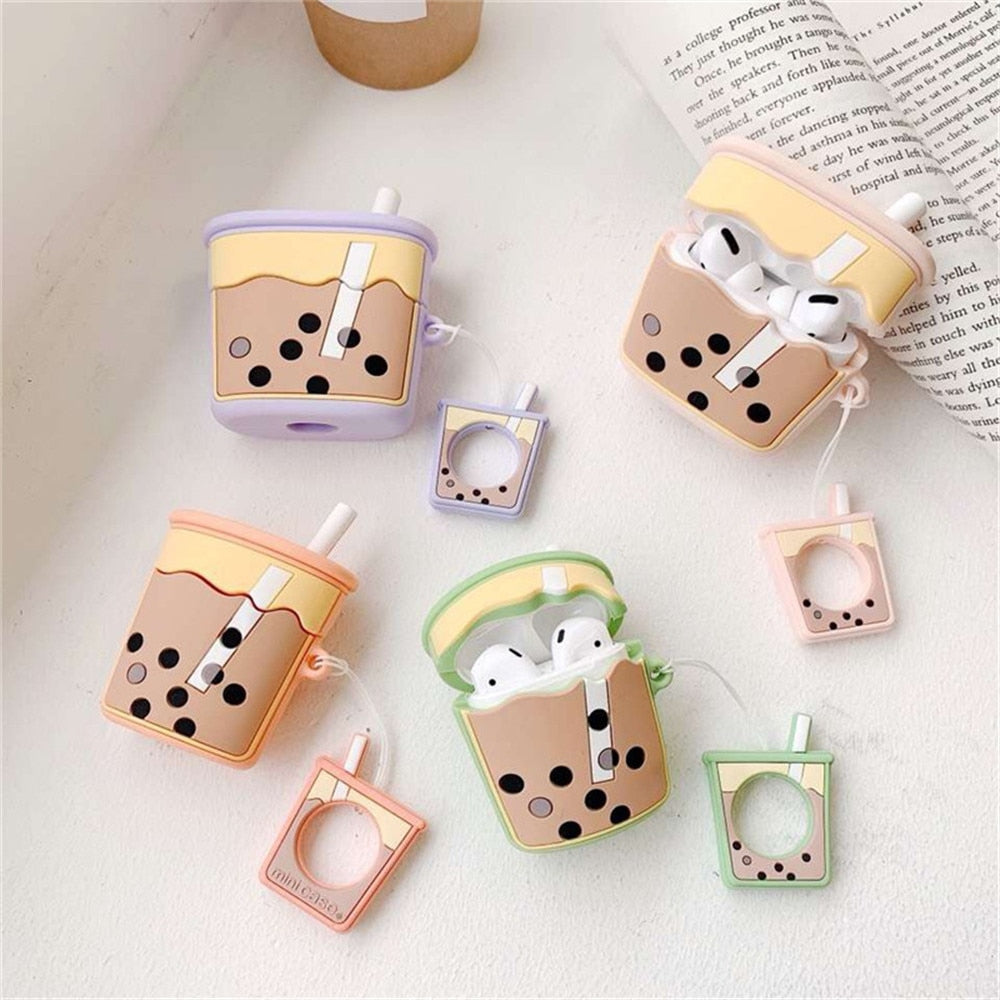 3D Cover for Boba Airpods Case Cute Boba Air Pods Protector Accessory Cute Airpod Cover Funda with KeyChain AirpodsPro 2 1 Cases - 200001619 Find Epic Store