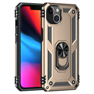 Design for iPhone 13 & iPhone 13 Pro Max Case, Military Grade Protective Phone Case Cover with Enhanced Metal Ring Kickstand - 380230 for iPhone 13 / Gold / United States Find Epic Store