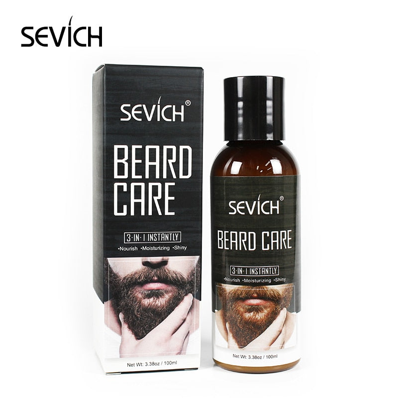 Sevich Men Beard Care Kit 100ml Nourishing Beard Wash Shampoo Natural Smoothing Moustache Care Conditioner Beard Styling - 200001174 Find Epic Store