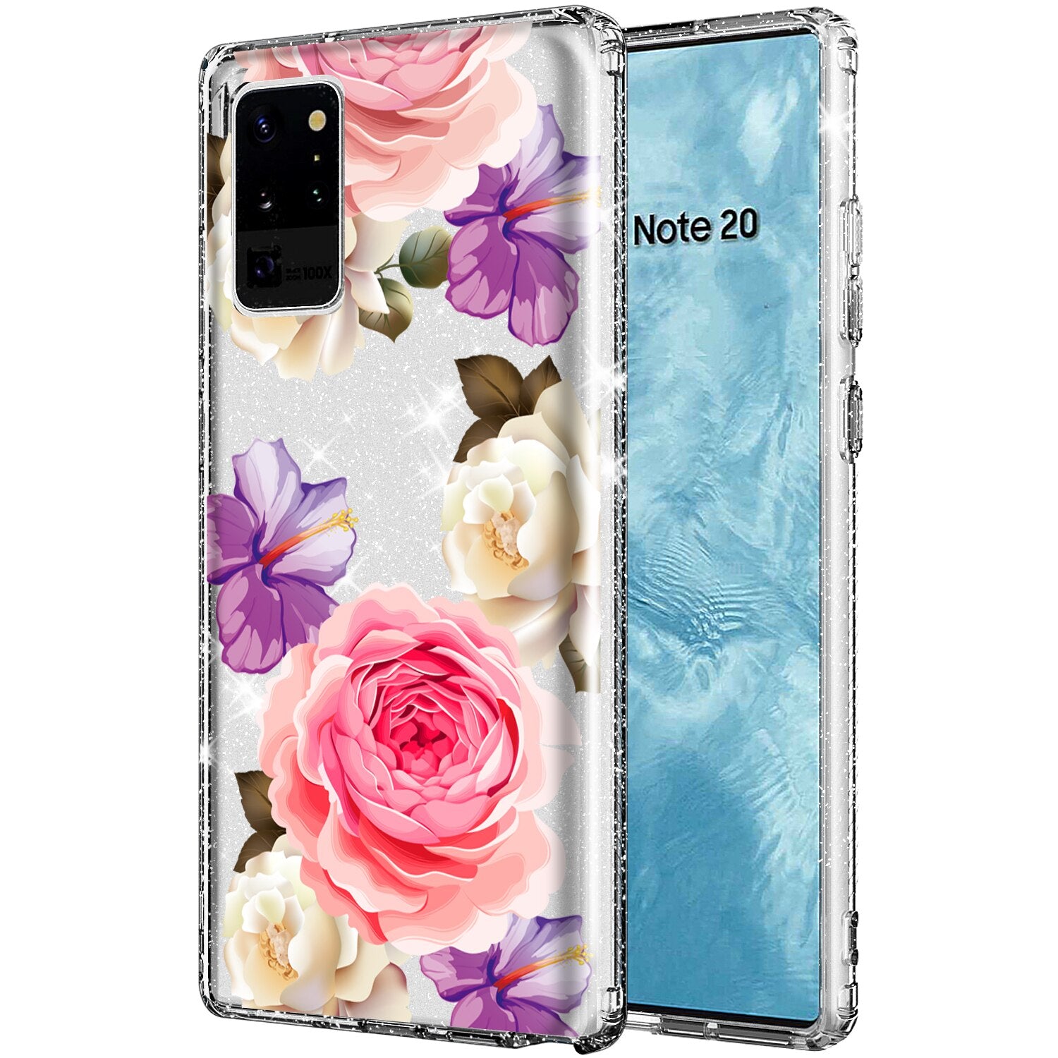 Glitter Marble Case For Samsung Note 20 Ultra Case Flowers Hard Back Cover Matte Anti-fall for Samsung Galaxy Note 20 - 380230 for Note 20 / 4 / United States Find Epic Store