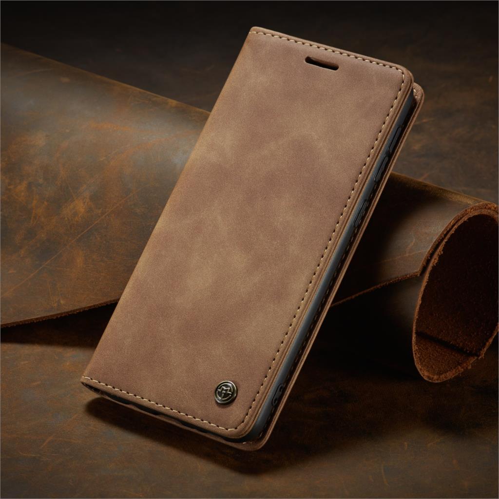 Light Brown Retro Flip A51 A71 A52 A72 Case For Samsung Note 20 Ultra S20 S21 Ultra S20 FE S8 S9 S10e Plus S7 Edge Magnet Card Holder - 380230 for Samsung S21 / Light Brown / United States Find Epic Store