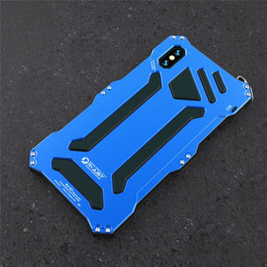 Metal Aluminum Alloy Silicone Dual Layer Protective Heavy Duty Phone Case For iPhone XS Max XR X 6 6S 7 8 Plus 5 5S 5C SE Cover - 380230 Find Epic Store