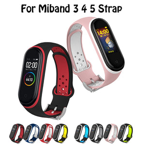 Bracelet for Xiaomi Mi Band 5 4 3 Sport Band Watch Band Soft Silicone Waterproof Rubber Strap for Xiaomi Miband 5 Band4 3 NFC - 200000127 Find Epic Store