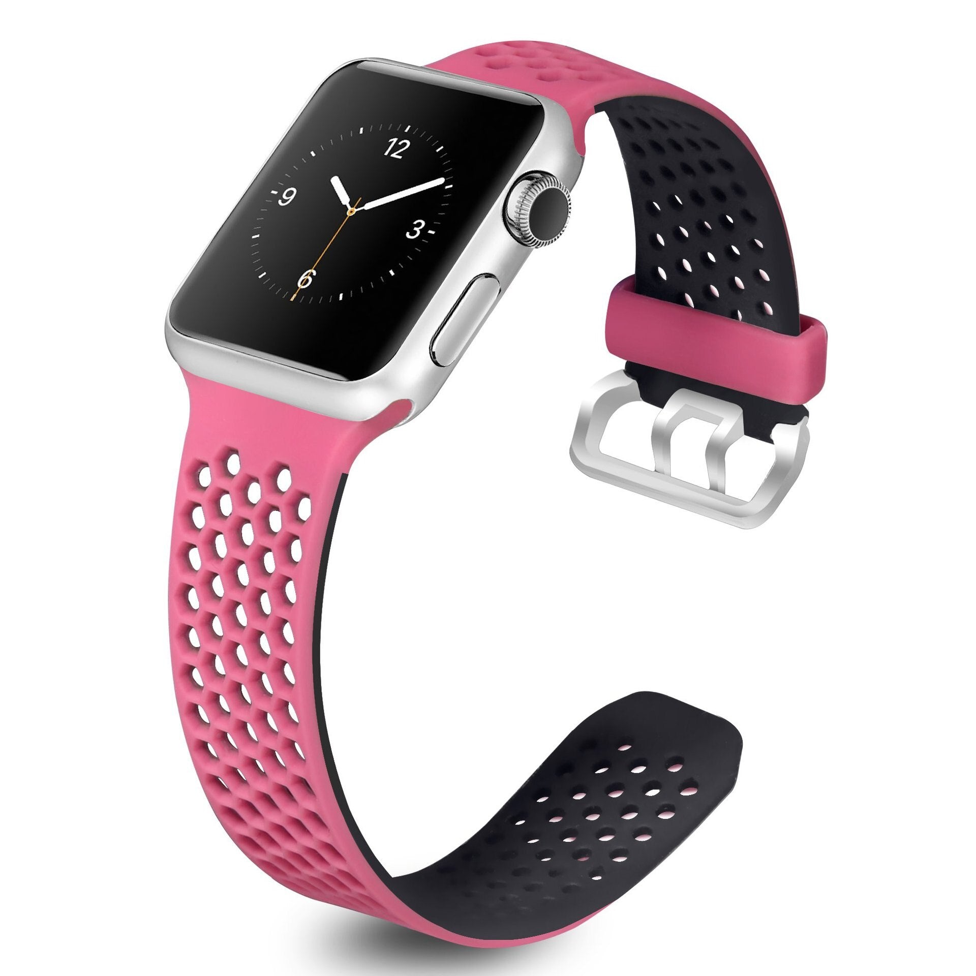 Strap for Apple Watch 5 Band 40mm 44mm iWatch series 4 5 6 SE Sport Belt Silicone bracelet for Apple watch band 42mm 38mm - 200000127 United States / pink / 38 or 40 mm Find Epic Store