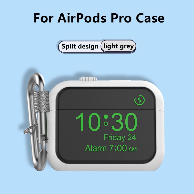 Silicone For AirPods Pro 3 Case Retro luxury Earphone Cover with keychain design Cases Accessories for AirPods Pro 2 1 Case - 200001619 United States / Light gray Find Epic Store