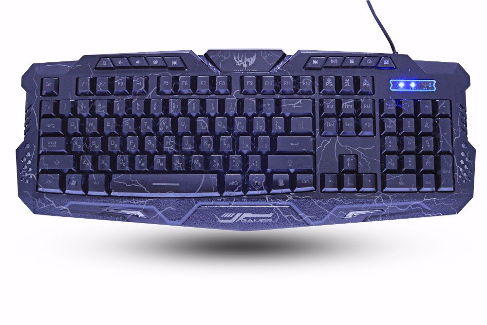 ZK30 M200 Three-color Keyboard Backlight Purple/Blue/Red LED Breathing Backlight Gaming Keyboard USB Wired Full Key - 70802 United States / keyboard Find Epic Store