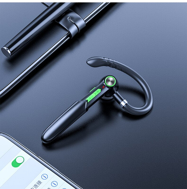 ZK40 2020 ME-100 5.0 Button+ Touch Control Bluetooth Earphone Wireless Headphones Single Business Earphone Noise Reduct Headset - 63705 E / United States Find Epic Store