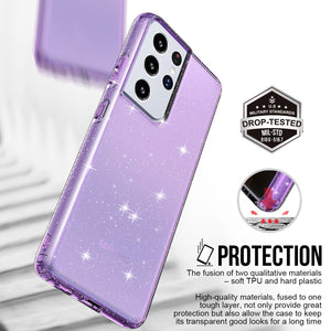 Bling Soft Case For Samsung Galaxy S21 Ultra/S21/S21+ 5G 2021 Case, Silicone Shockproof Transparent Protective For S21 Ultra Plus - 380230 Find Epic Store