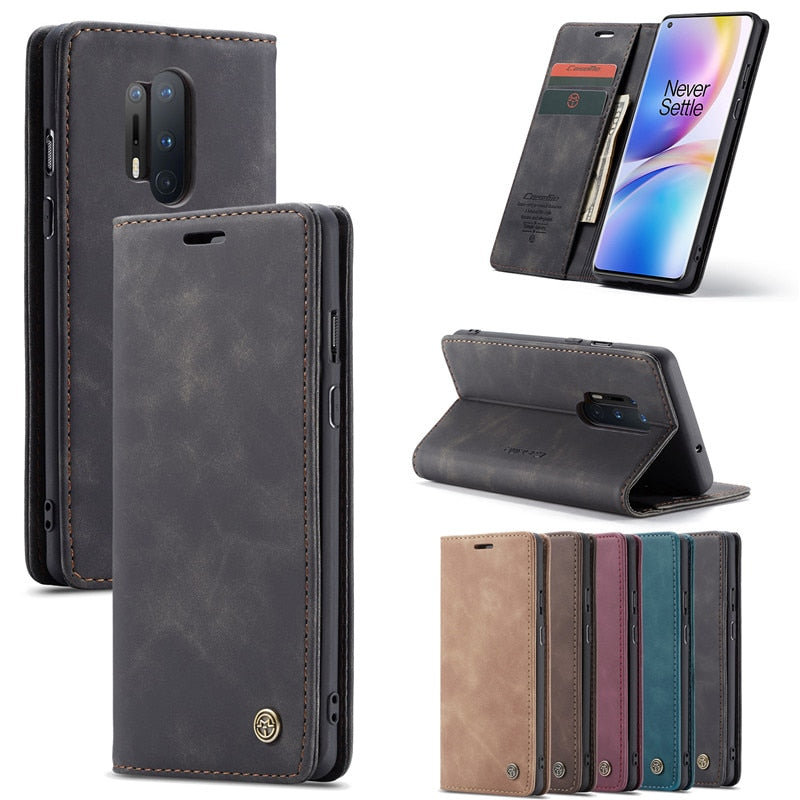 Original Flip Cases For OnePlus Nord/OnePlus 7 Pro 8 Pro 8T Retro Magnetic Card Stand Wallet For OnePlus 7 8 Pro 8T Nord - 380230 Find Epic Store