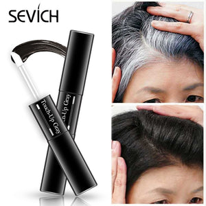 Hair Color Brush And Comb DIY Hair Color Wax Mascara Temporary Hair Dye Cream 2 in 1 Grey White Hair Cover Up 5 Seconds - 200001173 Find Epic Store