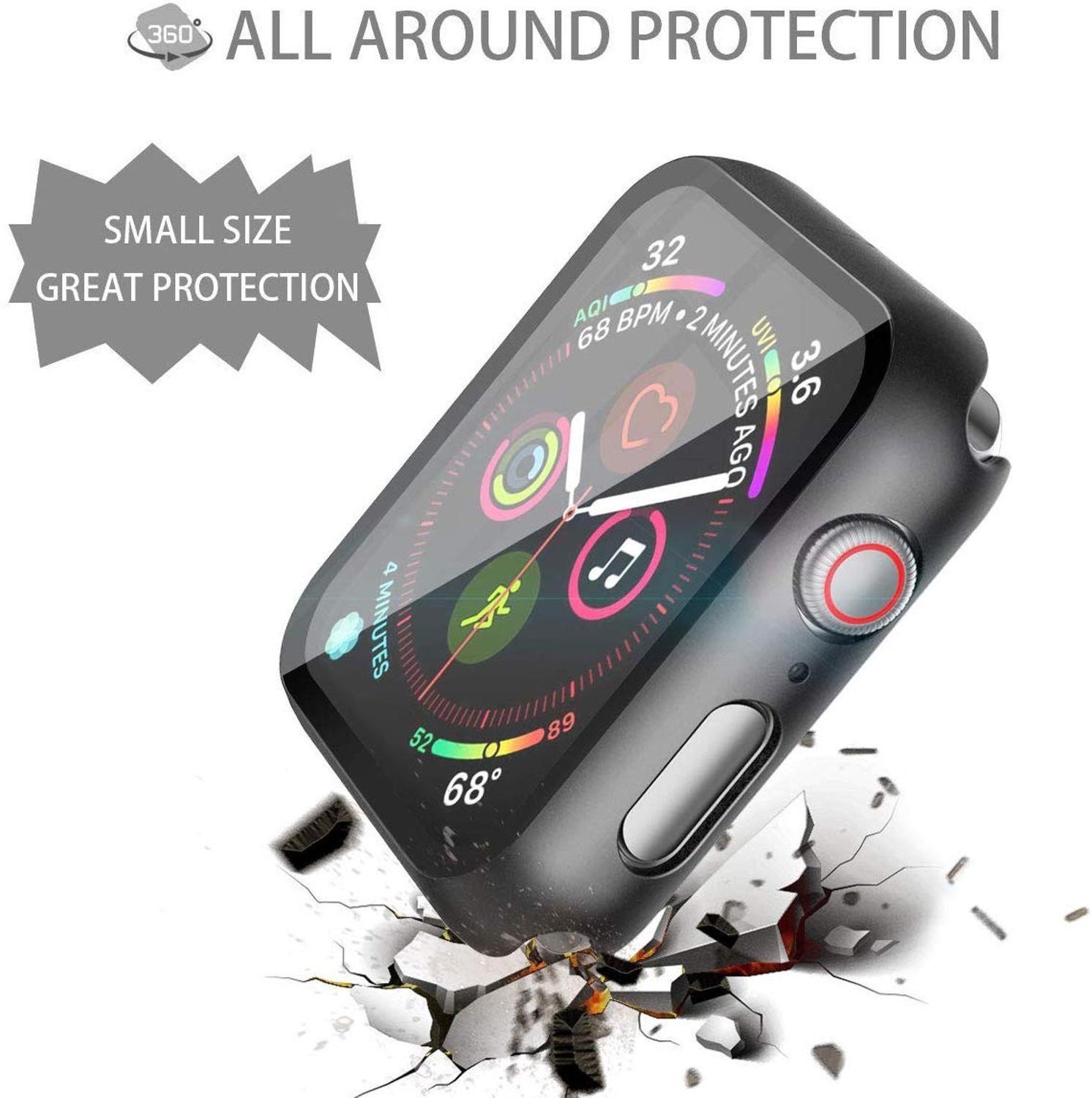 Watch Cover for Apple Watch Series 6 Se 5 4 3 44mm 42mm for IWatch Case 6 5 Se 4 3 40mm 38mm Screen Protector PC Frame Cover - 200195142 Find Epic Store
