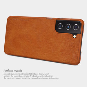For Samsung Galaxy S21 Ultra/S21 Plus Nillkin Qin Leather Flip Case With Card Pocket Phone Bag Case Back Cover for S21 S30 Ultra - 380230 Find Epic Store