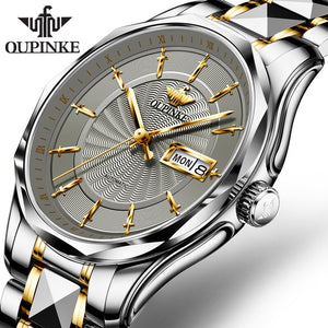 Top Brand Business Luxury Steel Waterproof Auto Mechanical Watch - 200033142 gray face / United States Find Epic Store