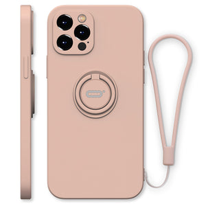 Pink Color Case - iPhone 7/8/X/XR/XS/XS Max/SE(2020)/11/11 Pro/11 Pro Max/12/12 Pro/12 Mini/12 Pro Max, 360 Ring Holder Kickstand - Anti-Scratch Protective Case - 380230 for iPhone 7 8 / Pink / United States Find Epic Store