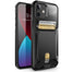 For iPhone 12 Mini Case 5.4 inch (2020 Release) UB Vault Slim Protective Wallet Cover with Built-in card holder - 380230 PC + TPU / Black / United States Find Epic Store