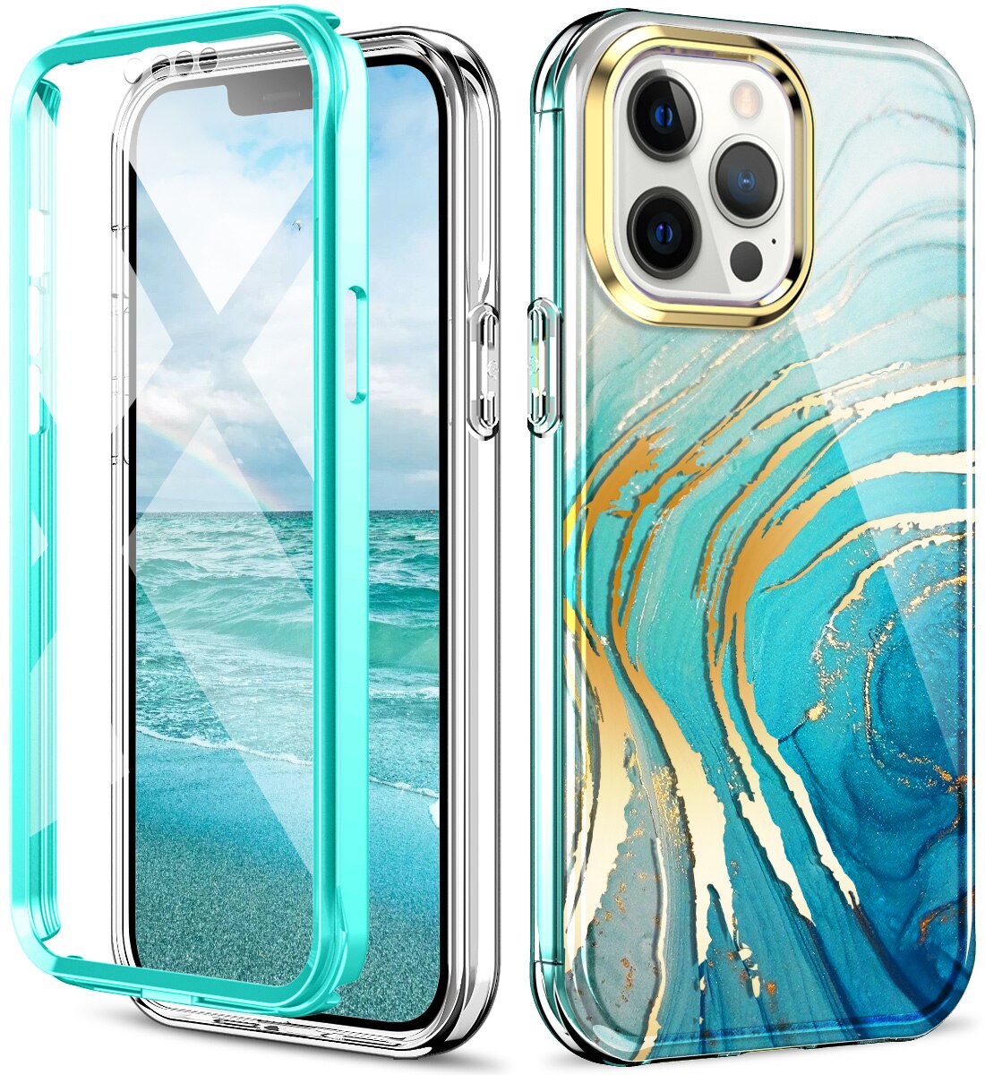 For iPhone 13 Pro Max Case 2021, Ultra Slim Thin Glossy Marble Stylish Cover Soft TPU Shockproof Protective Phone Case - 0 for iPhone 13 / L08 / United States Find Epic Store