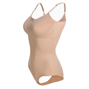 Bodysuit Shapewear Waist Trainer Full Body Shaper Women Tummy Control Slimming Sheath Abdomen Shapers Slim Corset Modeling Belt - 31205 Beige / S / United States Find Epic Store