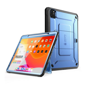 iPad Pro 12.9 Case (2020) Pro Support Apple Pencil Charging with Built-in Screen Protector Full-Body Rugged Cover - 200001091 Blue / United States Find Epic Store