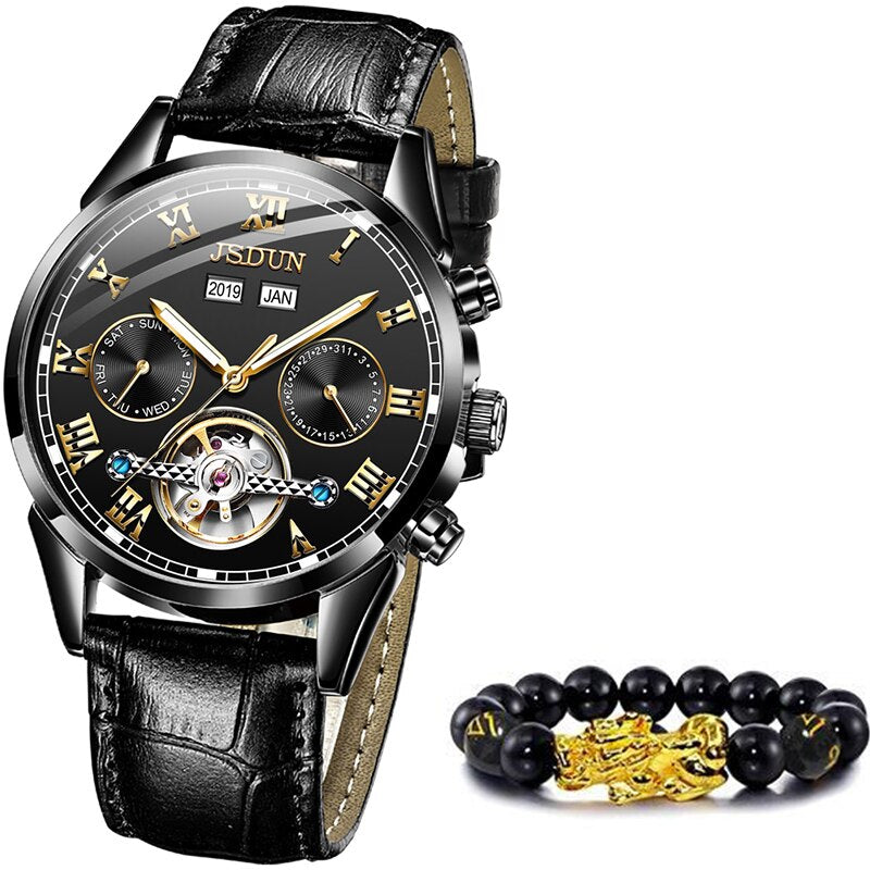 Top Brand Men Mechanical Sapphire Automatic Watch - 200033142 full black / United States Find Epic Store
