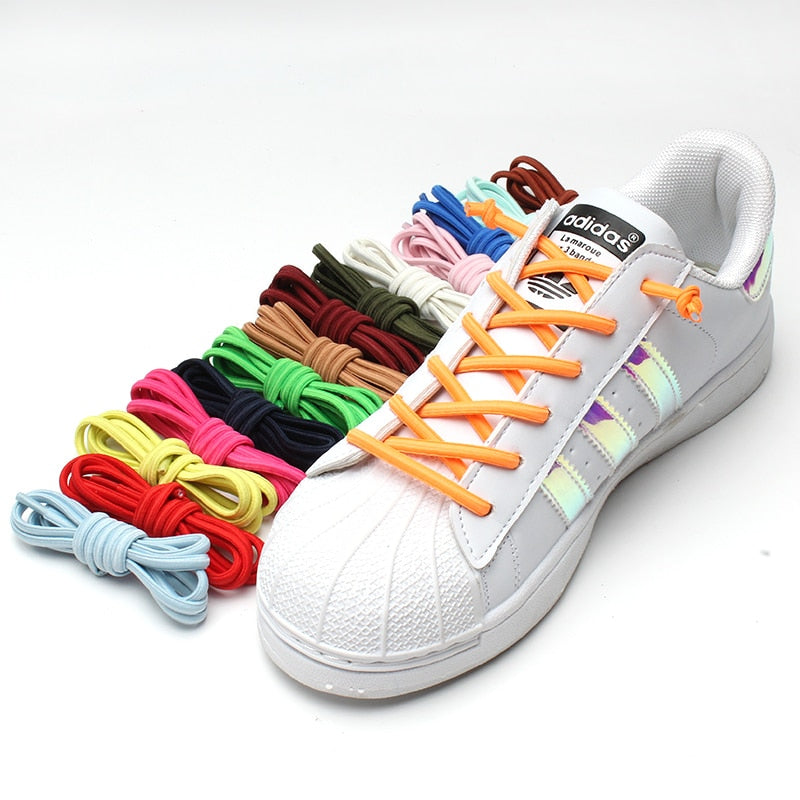 Semicircle Shoelaces Elastic Kids Adult Safety No Tie Shoelace Suitable For All Kinds Of Shoes Leisure Sneakers Lazy Laces - 3221015 Find Epic Store