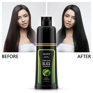 Sevich Herbal 250ml Natural Plant Conditioning Hair dye Black Shampoo Fast Dye White Grey Hair Removal Dye Coloring Black Hair - 200001173 Find Epic Store