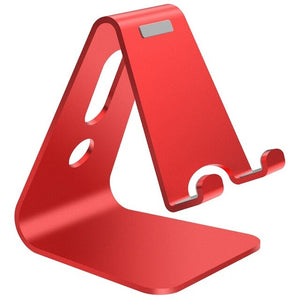 Universal Aluminium Stand Desk Holder For Apple Samsung Xiaomi Mobile Phone Holder For iPhone Metal Tablets Stand For iPad 2020 - 200001378 United States / Red Find Epic Store
