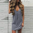 Lip Print Dress - 200000347 Gray / S / United States Find Epic Store
