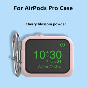 Silicone For Apple airpod pro iPhone 4 look headset protector Alarm clock shell letter earphone Cover for airpods Pro 2 1 Cases - 200001619 United States / for airpods pro 3 Find Epic Store