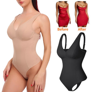 Bodysuit Shapewear for Women Bodycon Sexy Body Shaper Push Up Slimming Underwear Sheath Corset Top Jumpsuit Female Outfit - 0 Find Epic Store