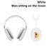 Suitable for Apple AirPods Max protector sleeve cartoon Anime anti-fall Bluetooth headset kawaii silicone for AirPods Max Cases - 200001619 United States / white 1 Find Epic Store