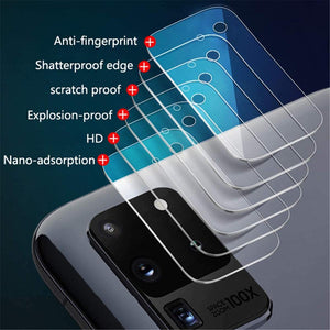 4 PCS for Samsung Galaxy S21 S20 Ultra/S20 Plus Camera Lens Protector, Flexible Tempered Glass 9H Hardness Anti-Scratch Ultra HD - 200002107 Find Epic Store