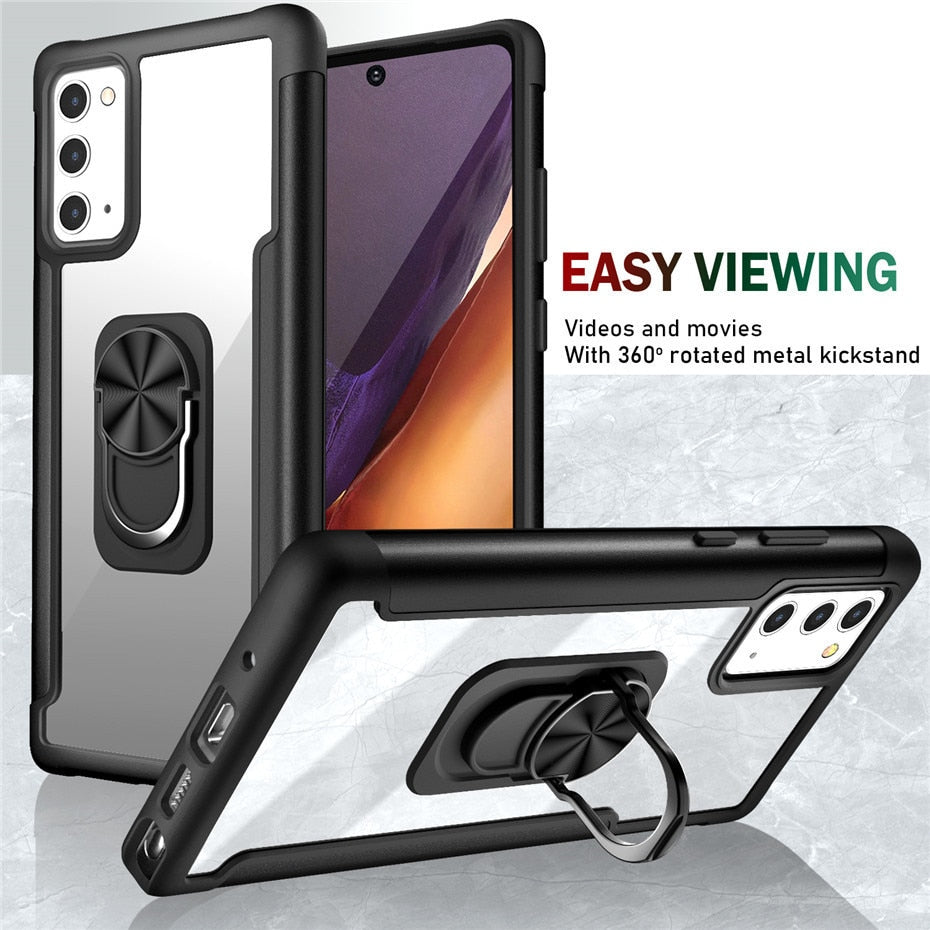 Kickstand Phone Case For Samsung Galaxy Note 20 Ultra S11 S20 PLUS Phone Cover Ring Holder Phone Case Cover For Galaxy Note 20 - 380230 Find Epic Store