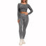 2pcs Seamless Women Yoga Workout Sportswear - 200002143 gray top pant / S / United States Find Epic Store