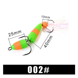 ZK30 1pc Fishing Lure Soft Lures Foam Bait Swimbait Wobbler Bass Pike Lure Insect Artificial Baits Pesca - 100005544 002 / United States Find Epic Store