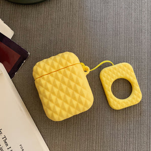 For 3d AirPods 2 1 Case Cute bag pineapple Cover Earphone Accessories Anime Cases Anti-lost rope door & pair For AirPods 21 Case - 200001619 United States / yellow Find Epic Store