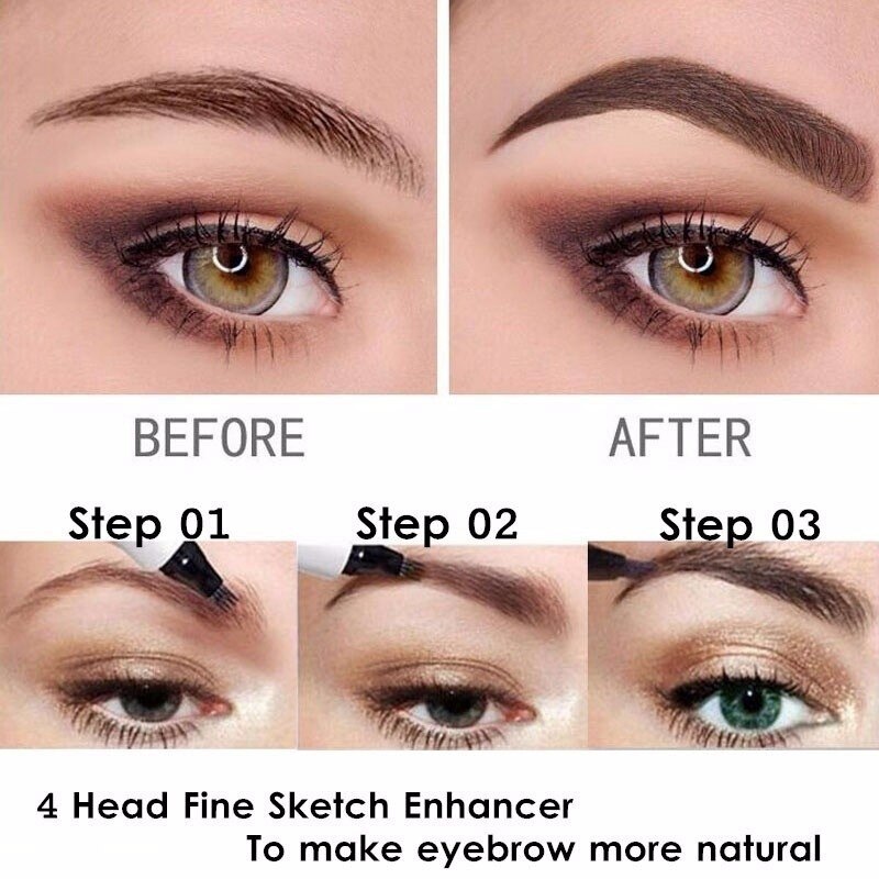 3D 5 Color Waterproof Natural Eyebrow Pencil - 200001132 Find Epic Store
