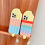 Rainbow Popsicle Color Case - Relieve Stress Pop Fidget Toys Push It Bubble Silicone Phone Case Iphone 12 11 Pro Max 7 8 Plus X XR XS 6 6S Soft Rainbow Cover - 380230 Find Epic Store
