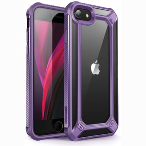 For iPhone SE 2020 Case For iPhone 7/8 Case EXO Series Premium Hybrid Protective Clear PC + TPU Bumper Case Back Cover - 380230 PC + TPU / Purple / United States Find Epic Store