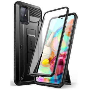 For Samsung Galaxy A71 Case (Not Fit A71 5G Series) SUPCASE UB Pro Full-Body Rugged Holster Cover with Built-in Screen Protector - 380230 PC + TPU / Black / United States Find Epic Store