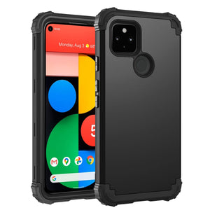 for Google Pixel 5 4 4XL 3 3A XL Shockproof Phone Cases ,PC+TPU 3-Layers Hybrid Full-Body Protect Anti-Knock Phone Shell - 380230 Find Epic Store