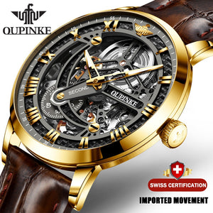 Automatic Luxury Mechanical Skeleton Leather Top Brand Wristwatch - 200033142 Find Epic Store